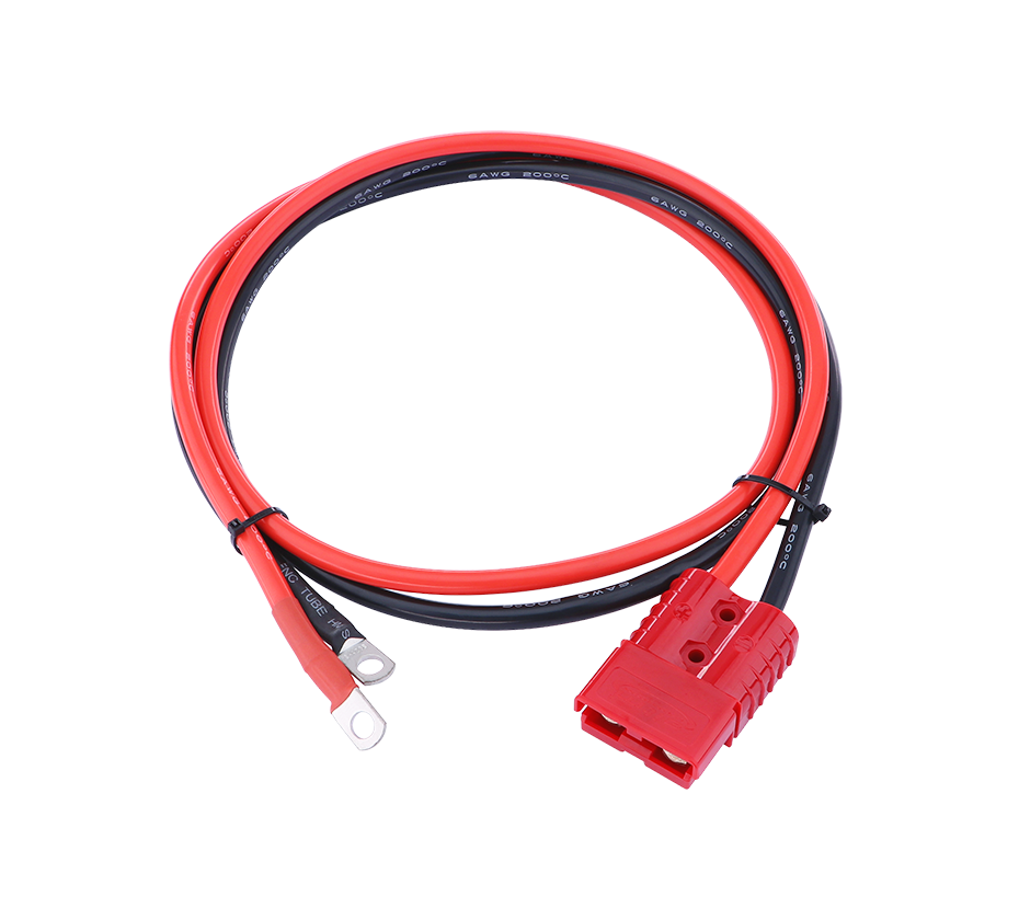 120A red 6AWG wiring harness